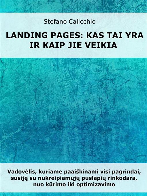 Cover image for Landing Pages--kas jie yra ir kaip jie veikia